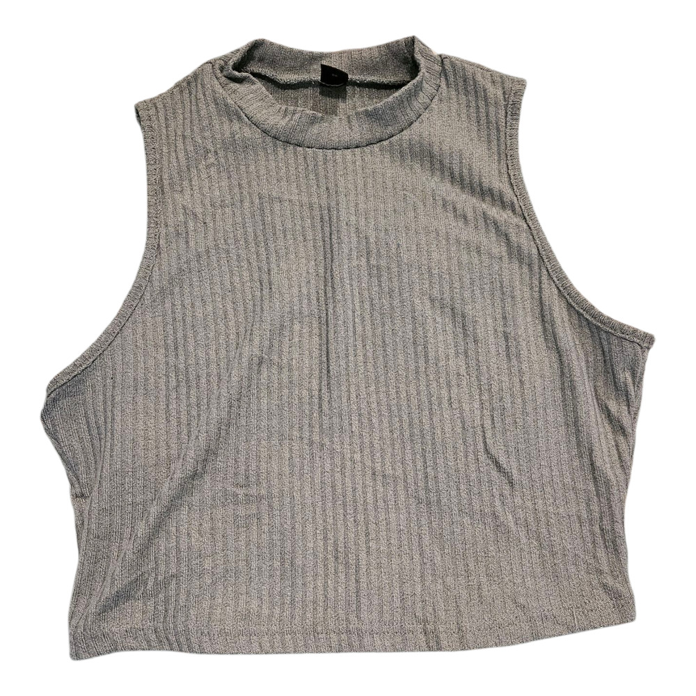 Shein Women's XL Sleeveless Ribbed Crop Top